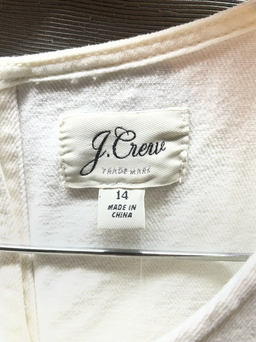 J. Crew clean sleeveless